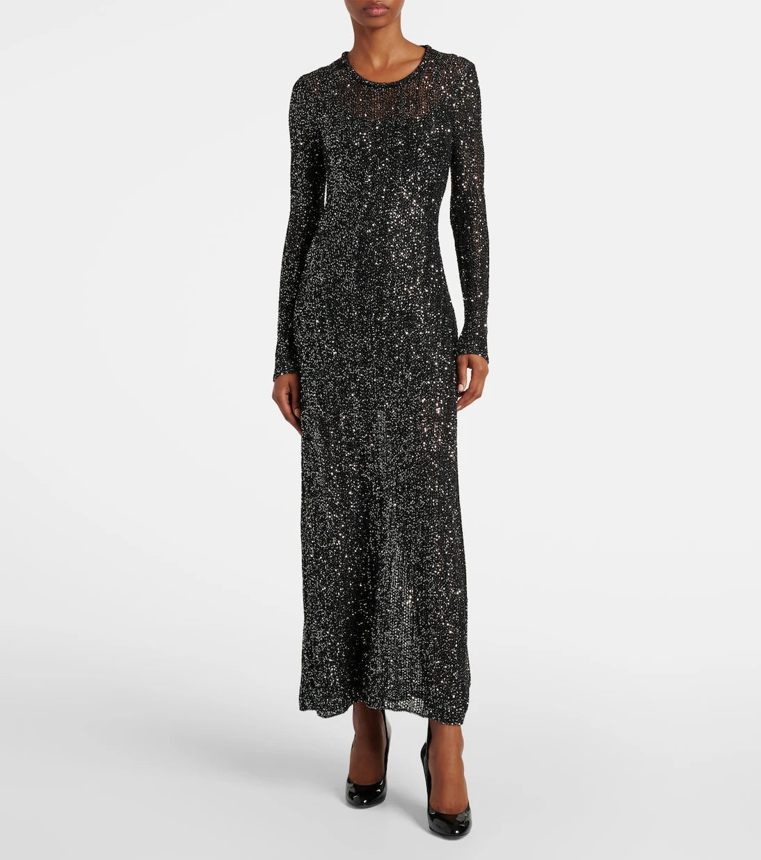 Alaïa - Sequined midi dress