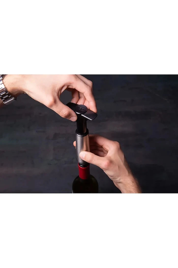 Vacu Vin Wine Saver Vakum Pompası ve Tıpası 8,5 x 22,3 x 4,3 cm (3 parça)
