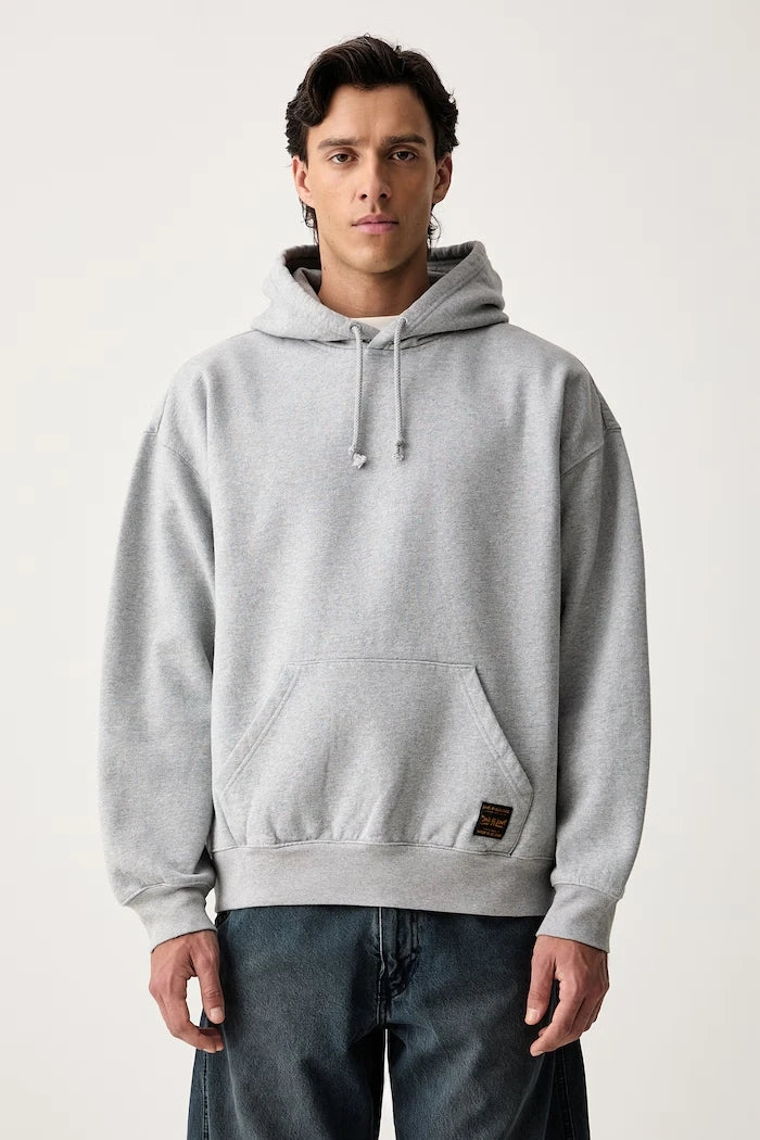 Levi's kapüşonlu erkek pamuklu sweatshirt WORKWEAR PO