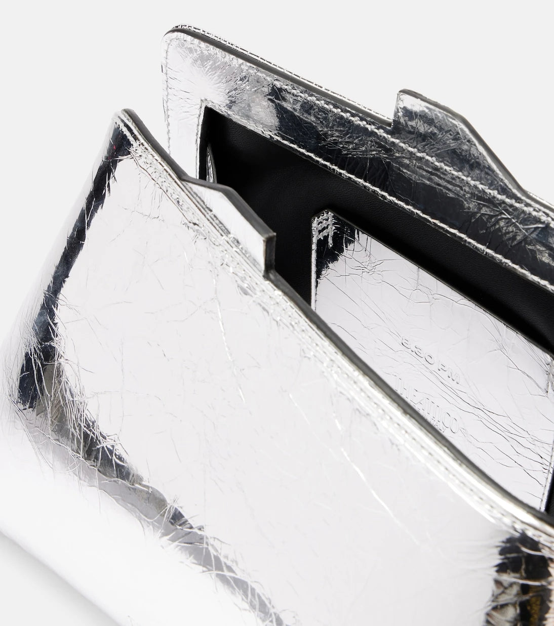 The Attico - 8.30 PM oversized leather clutch