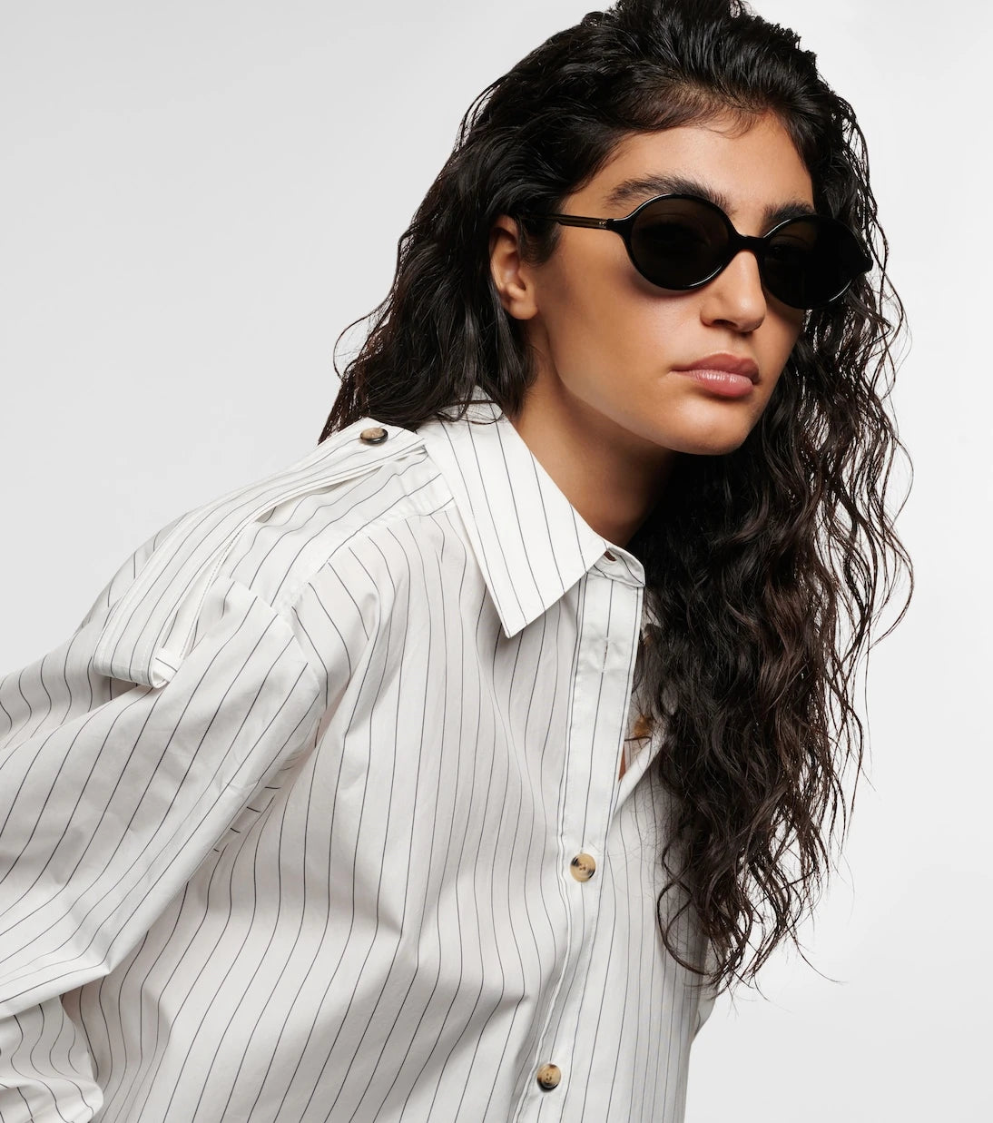 Khaite - x Oliver Peoples 2000C round sunglasses