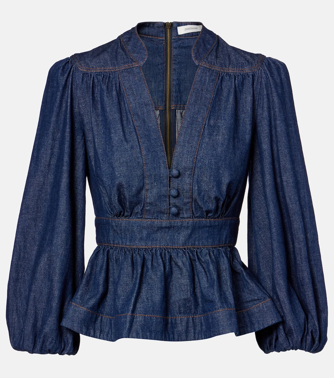 Zimmermann - Awaken denim blouse