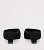 Le Monde Beryl Black Suede Micro Wedge Mules 40
