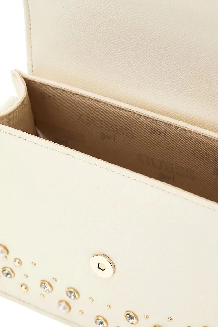 Guess çocuklar için suni deri crossbody çanta