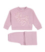 Floral-Detail Sweatshirt and Trousers Set (2-14 Years)