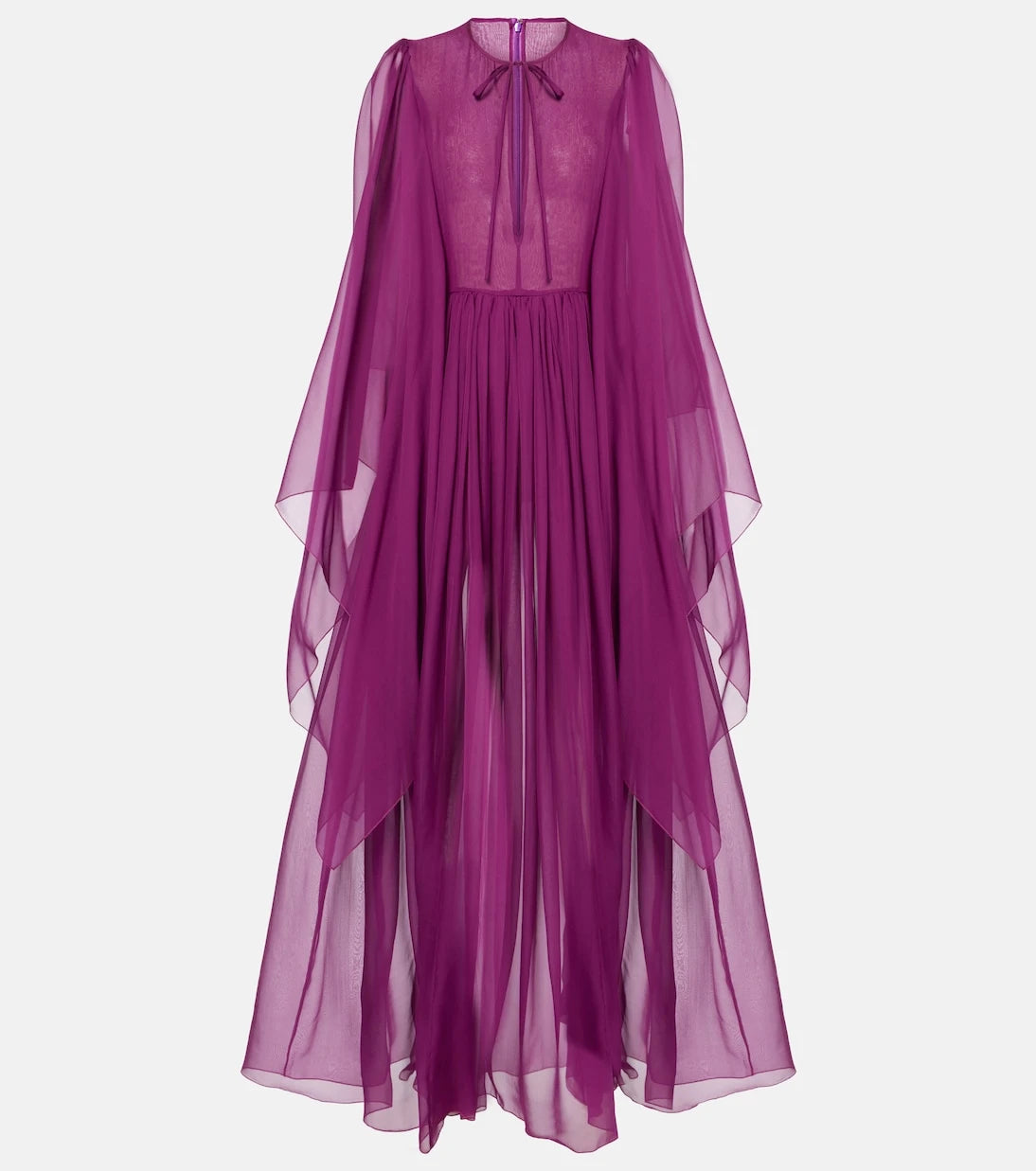 Dolce&Gabbana - Gathered silk chiffon gown