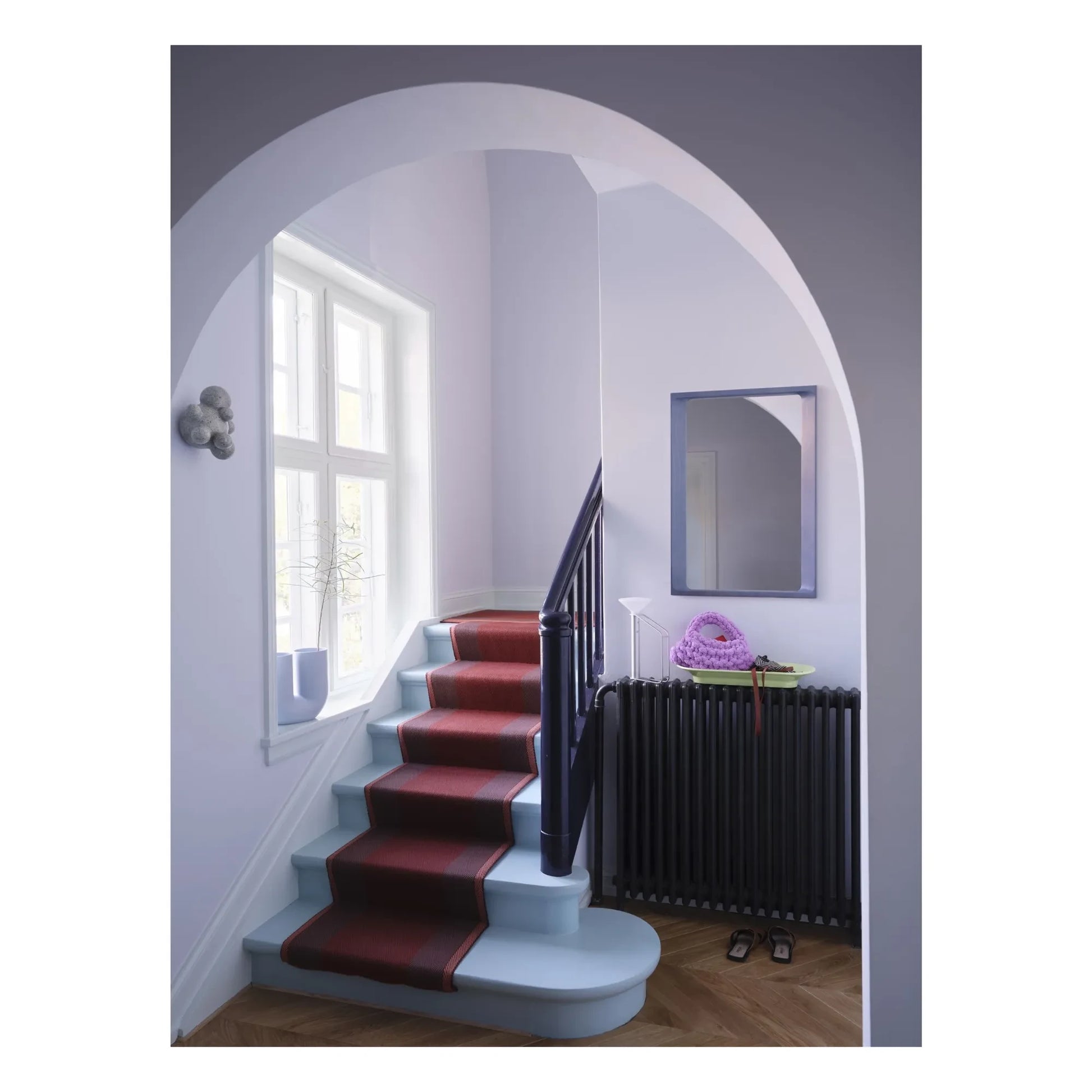 Muuto - Arced mirror, Rhys Copper | Lilac