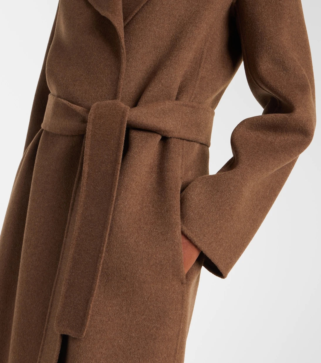 'S Max Mara - Poldo virgin wool wrap coat