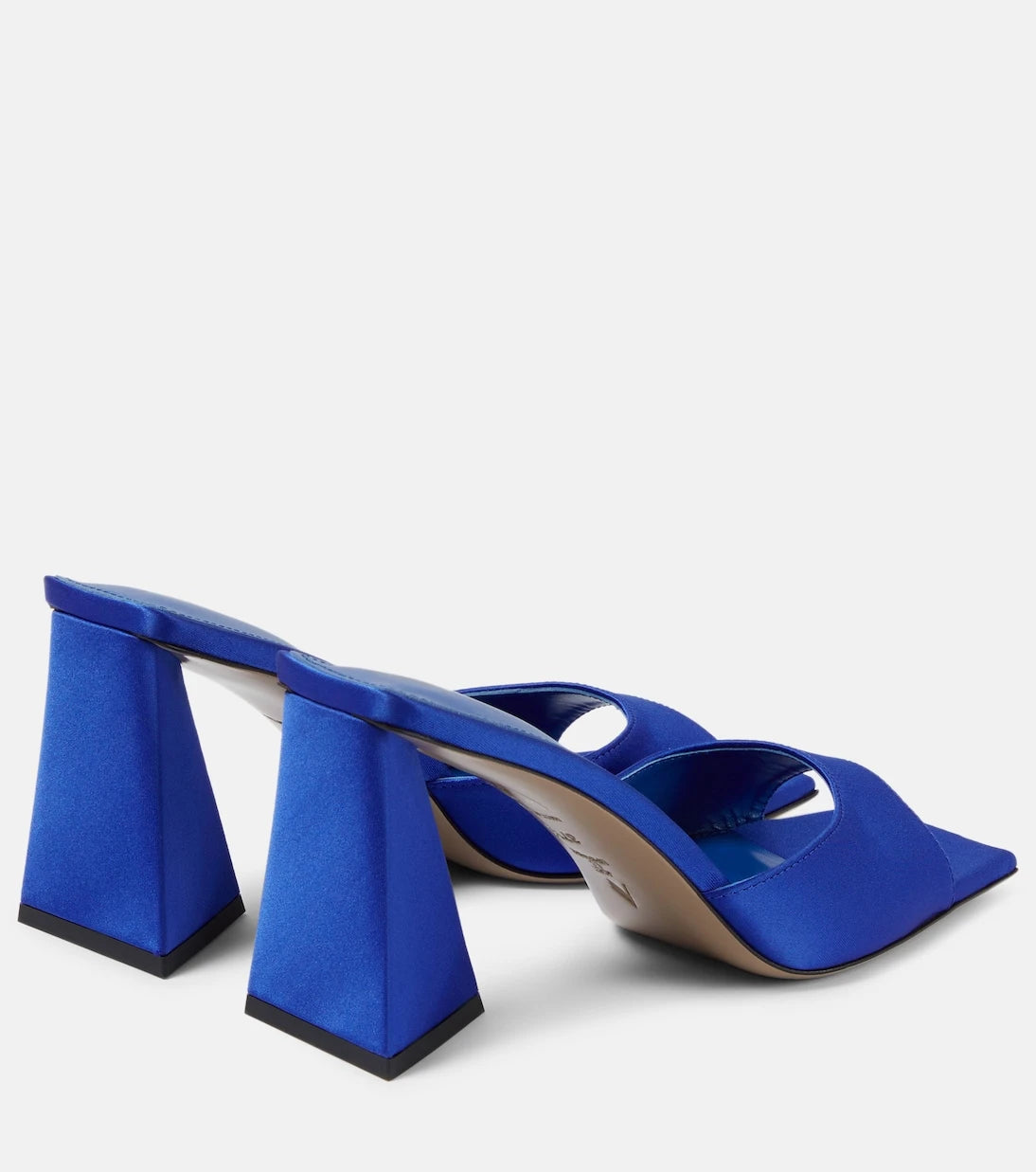 The Attico - Mini Devon 85 satin mules
