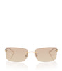 Gold Metal Panthère de Cartier Ct0503S Sunglasses