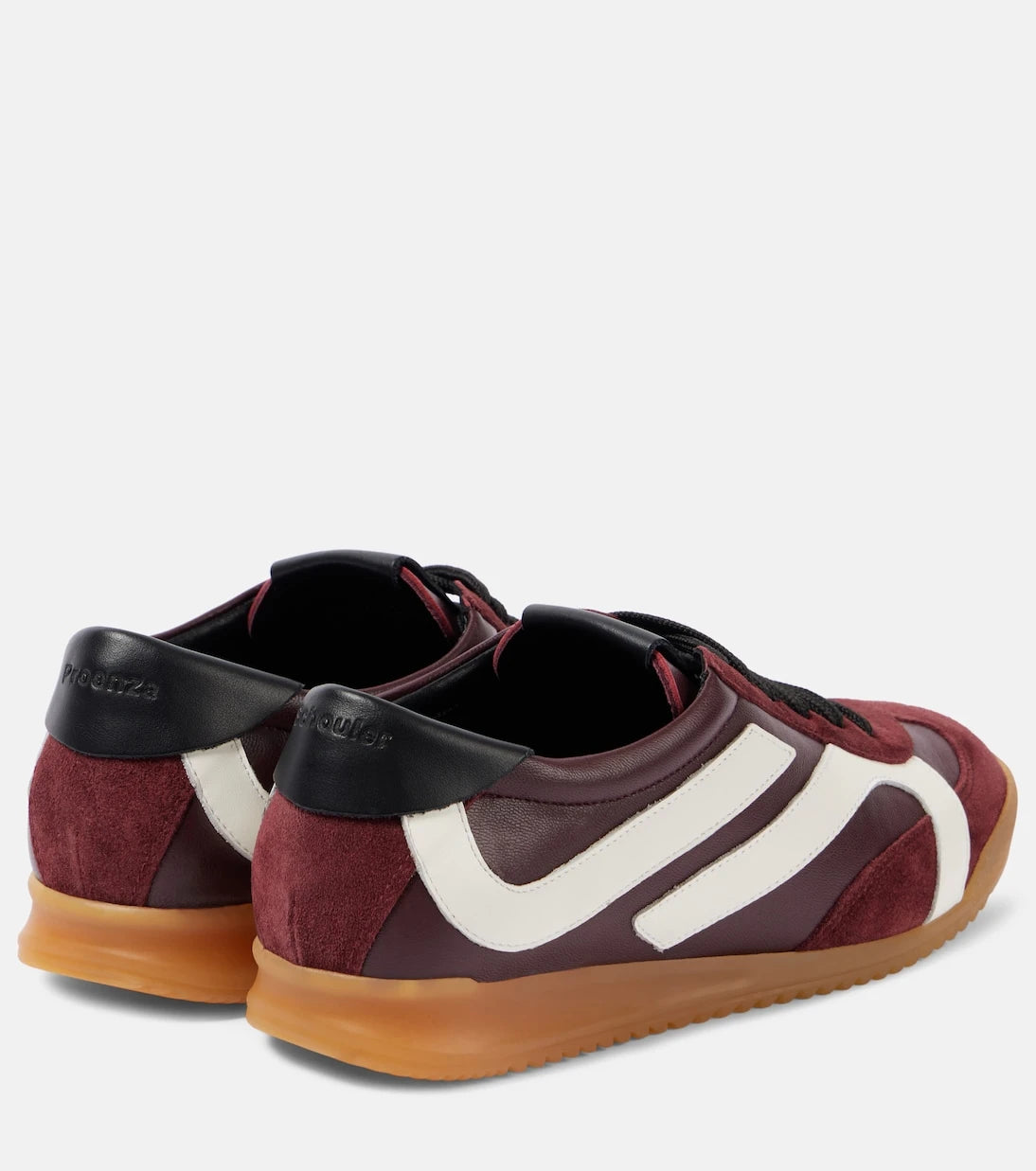 Proenza Schouler - Track suede-trimmed leather sneakers