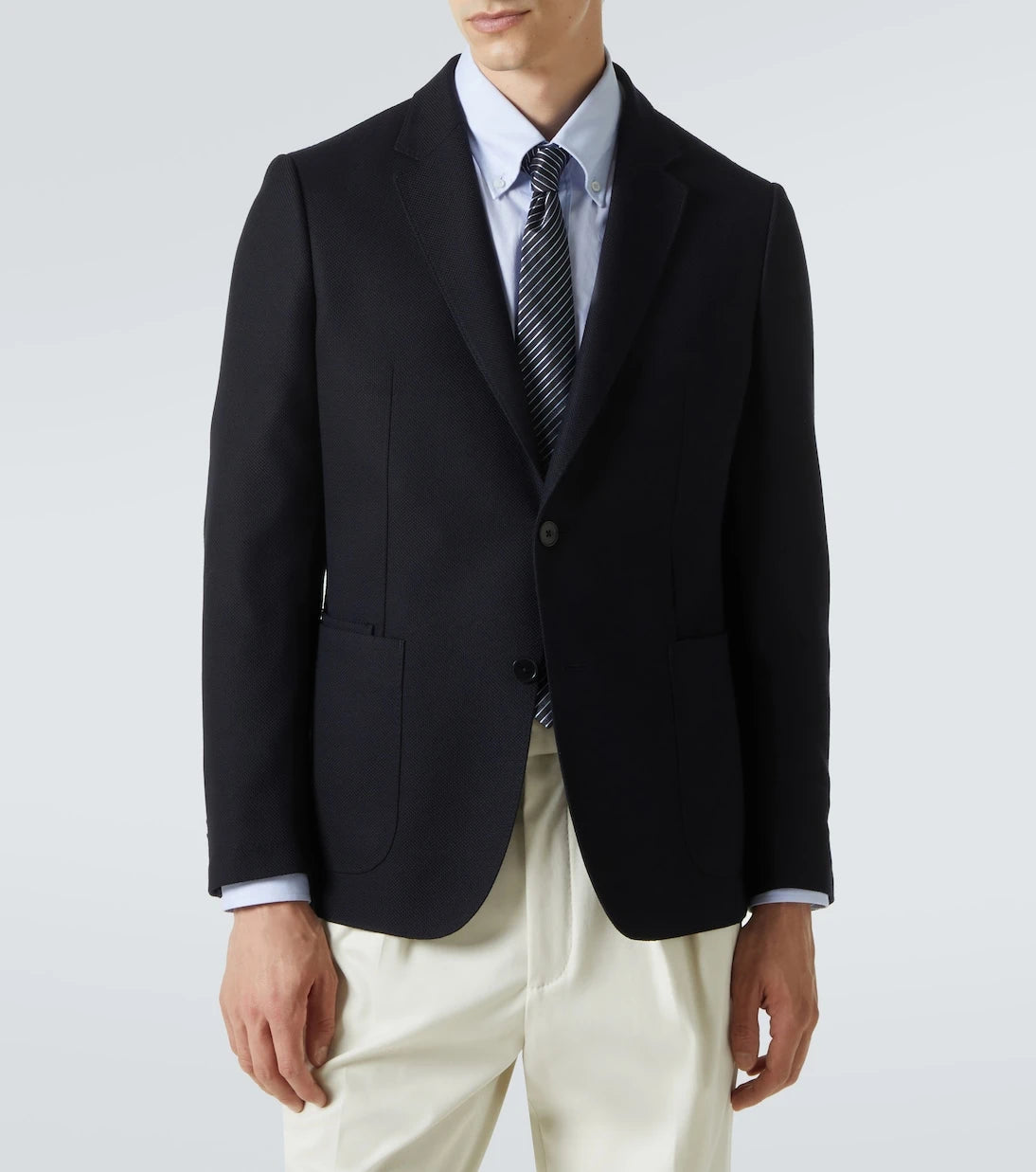 Zegna - Single-breasted wool blazer