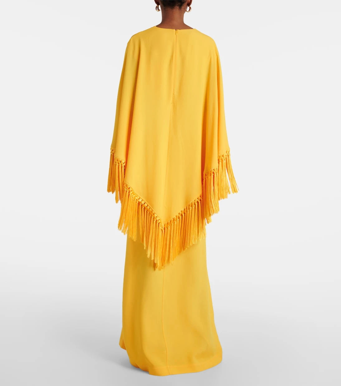 Taller Marmo - Fringed crêpe cady kaftan