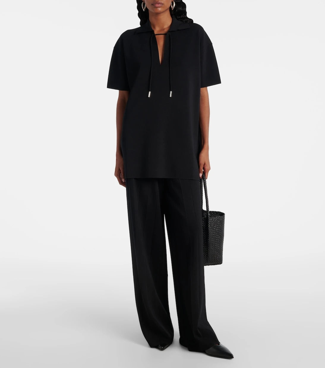 Max Mara - Lama crêpe wide-leg pants