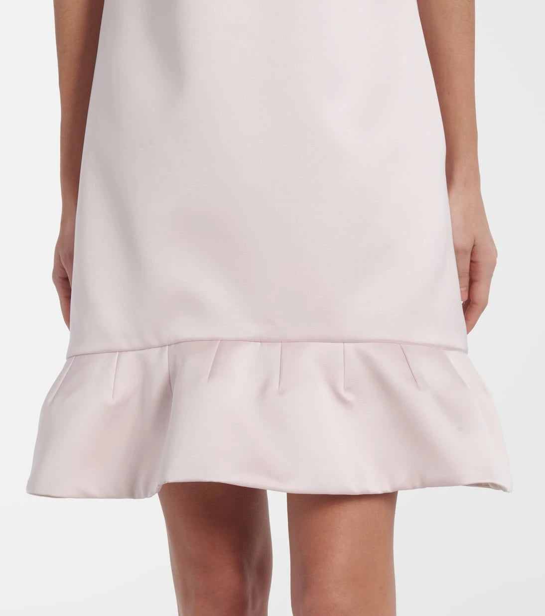 Givenchy - 4G ruffle satin minidress
