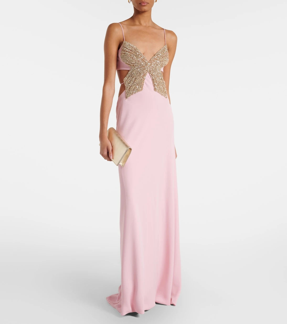 Costarellos - Velise crystal-embellished gown
