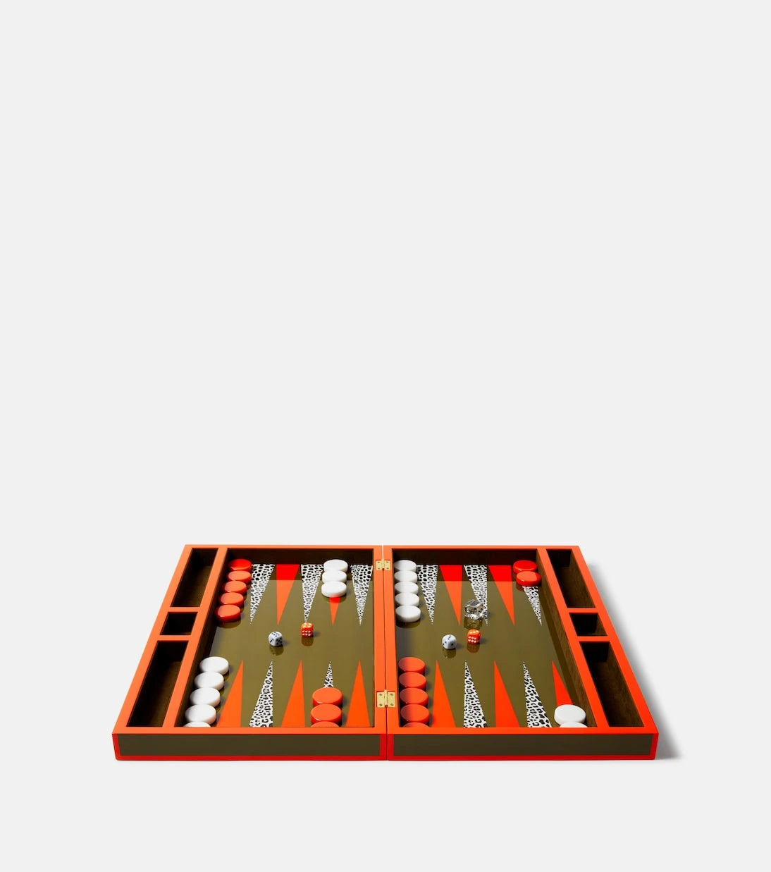 Jonathan Adler - Leopard lacquered backgammon set