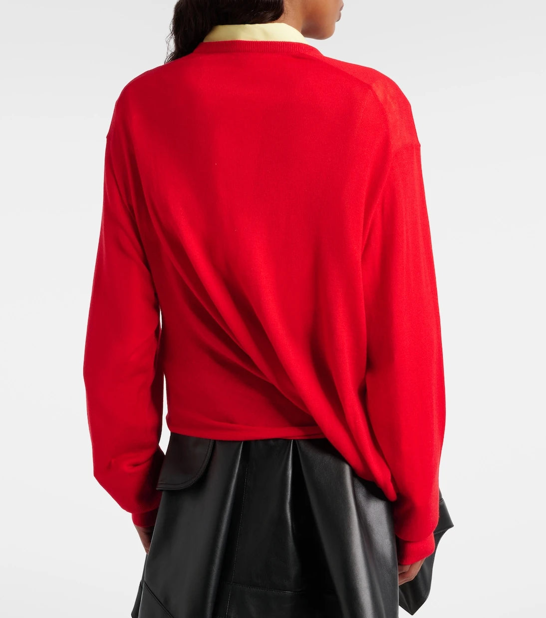 Loewe - Double L asymmetric wool sweater
