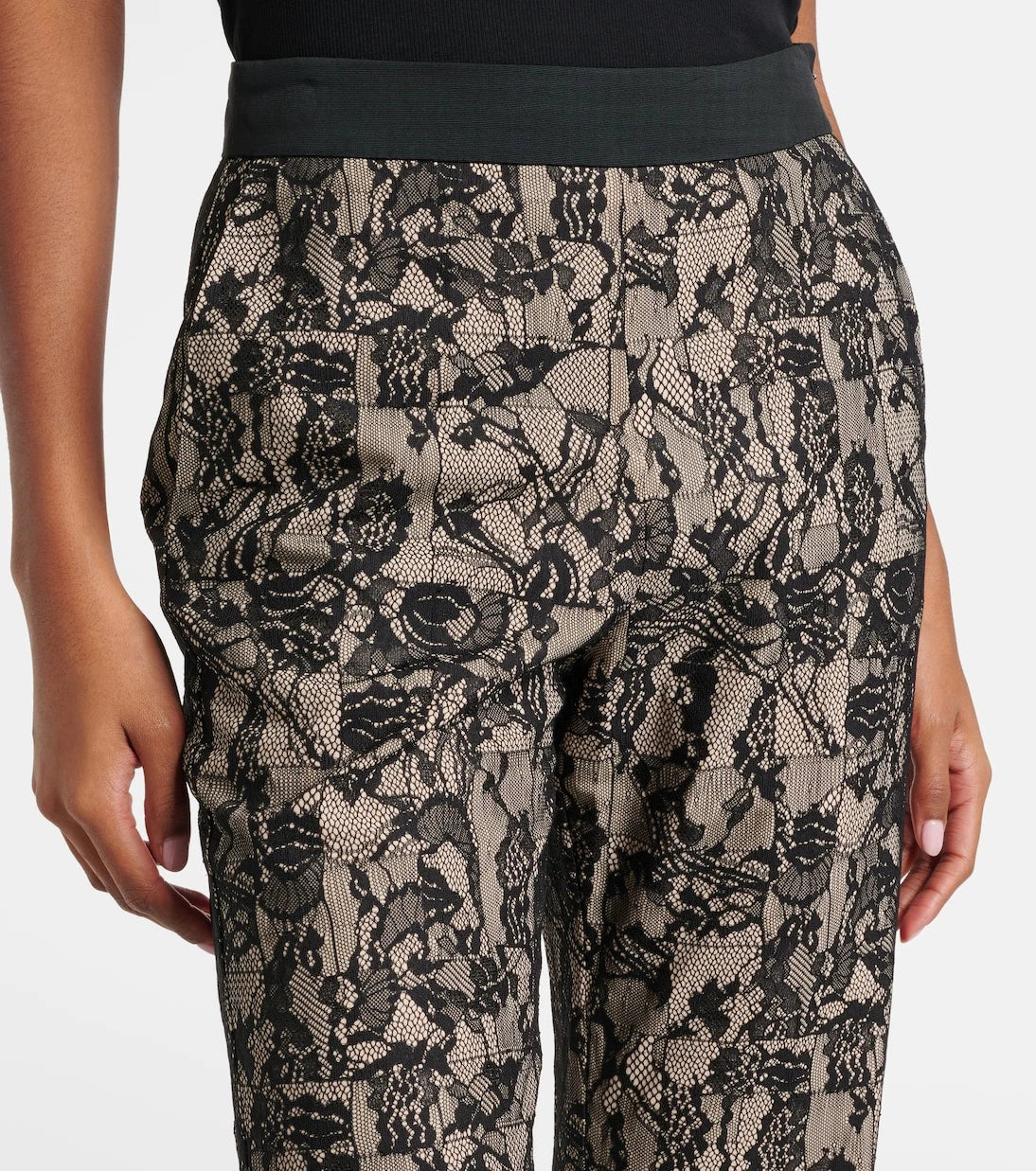 Joseph - Tokyo patchwork lace flared pants