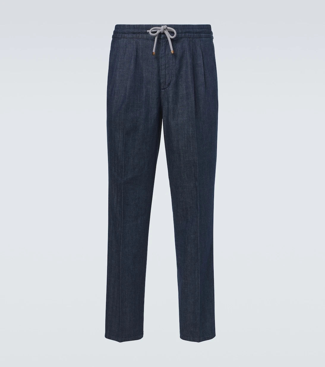 Brunello Cucinelli - Pleated straight jeans