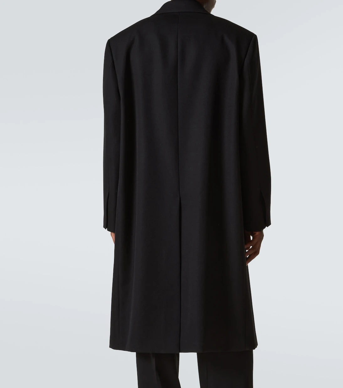Jil Sander - Silk-trimmed wool coat