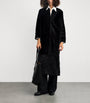 Black Sheepskin Shearling Ora Coat
