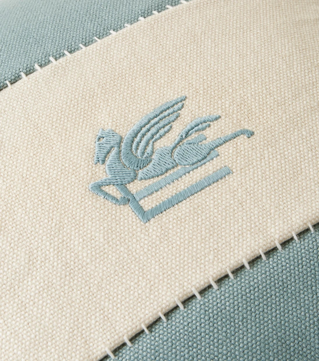 Etro - Pegaso embroidered linen cushion