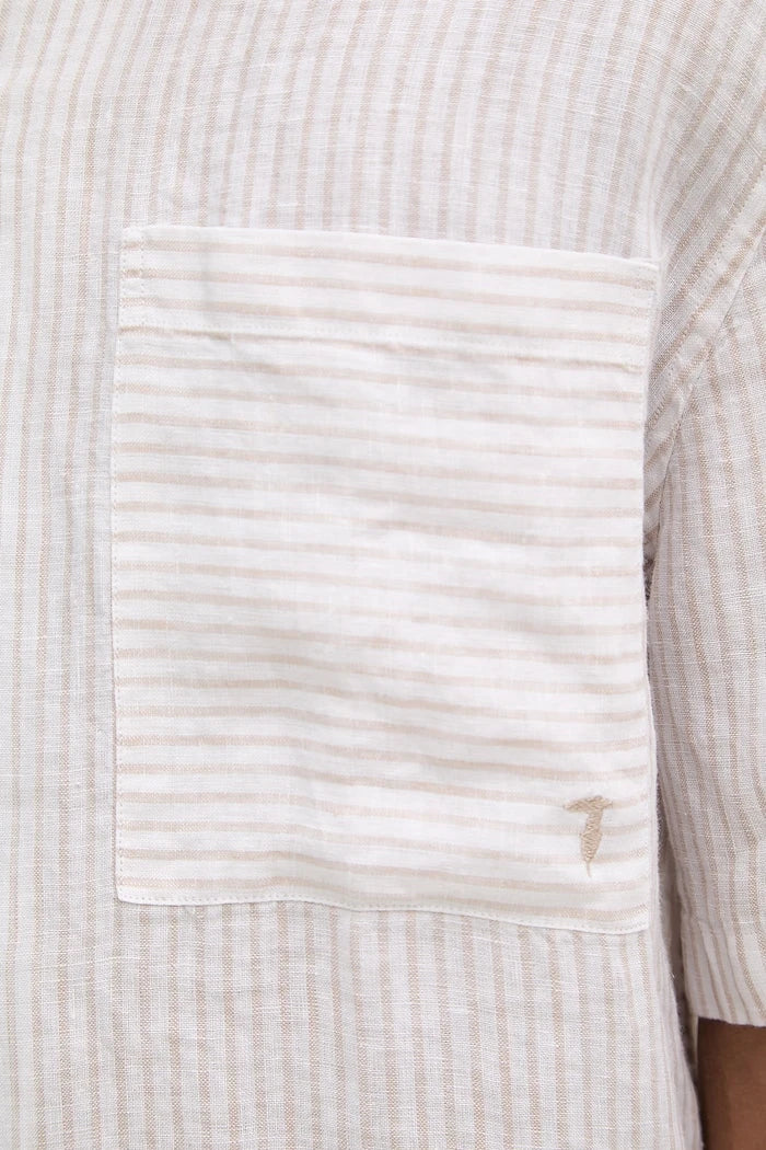 Trussardi Erkek Keten Gömlek
