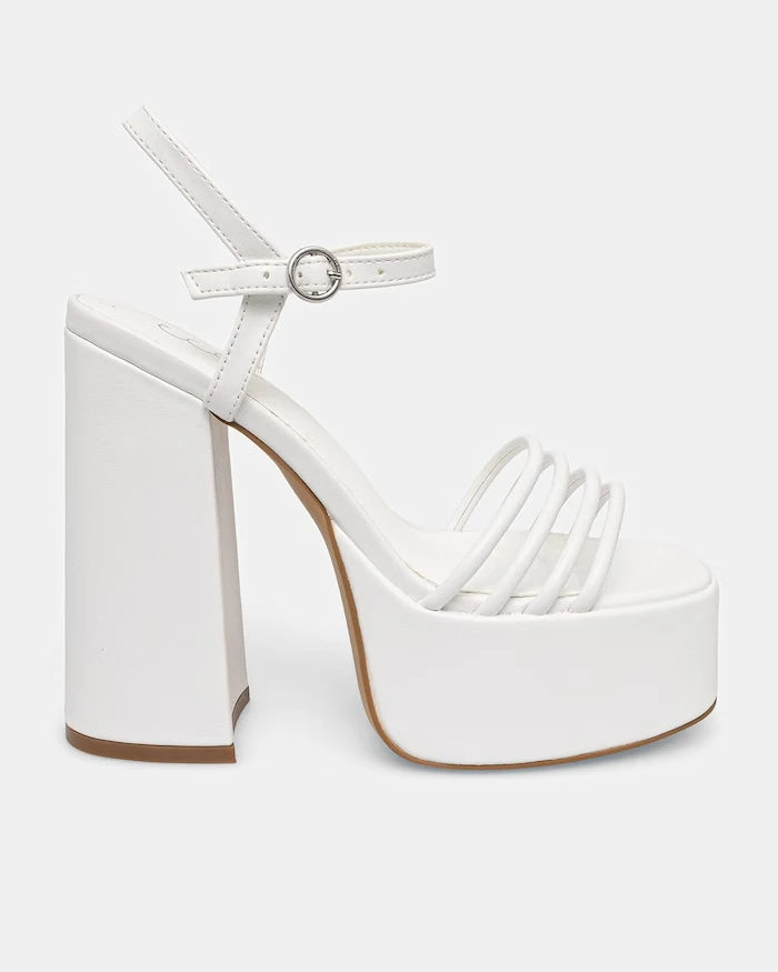 Koi Footwear сандали с дебел ток Cosette Platform Strappy Heels
