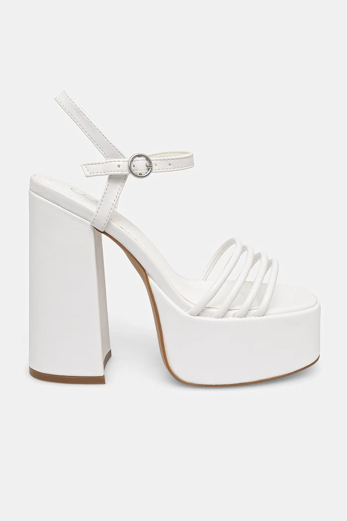 Koi Footwear платформalı kalın topuklu sandaletler Cosette Strappy Heels