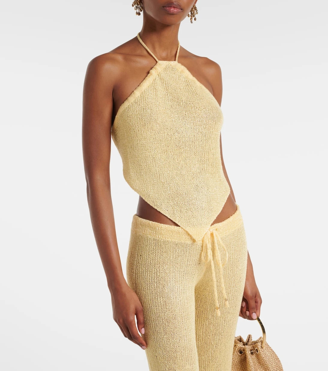 Bananhot - Liz sequined halterneck top
