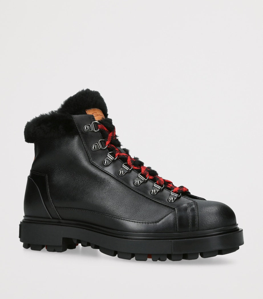 Leather St. Moritz Hiking Boots