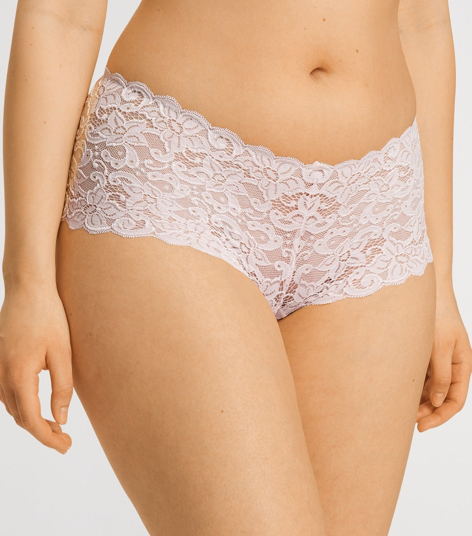 Moments Lace Boy Shorts HONEYDEW