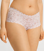 Moments Lace Boy Shorts HONEYDEW