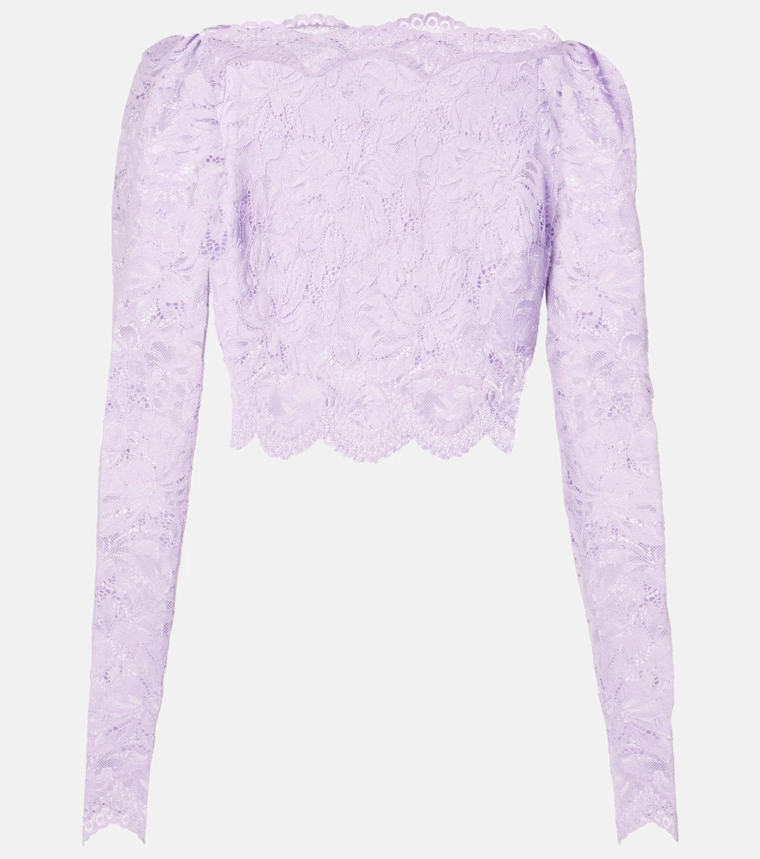 Rabanne - Floral lace top