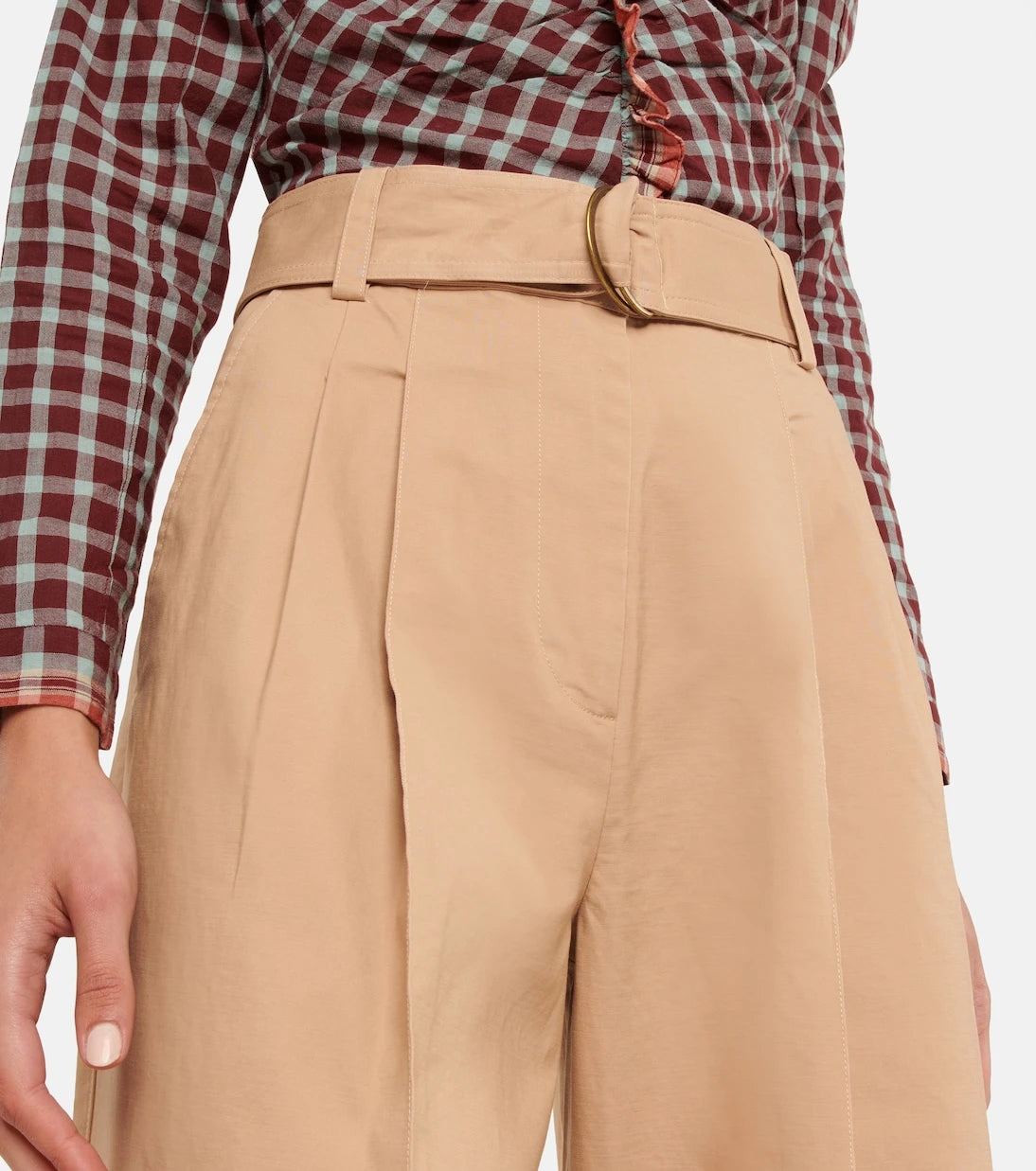 Ulla Johnson - Nico high-rise wide-leg cotton pants
