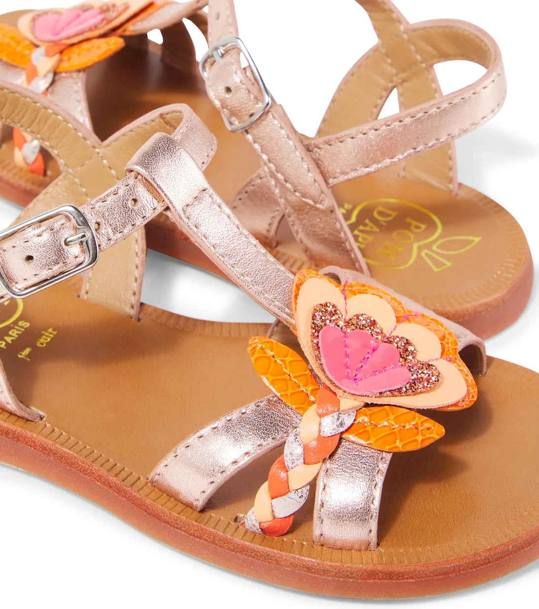 Pom d'Api - Plagette Alto leather sandals