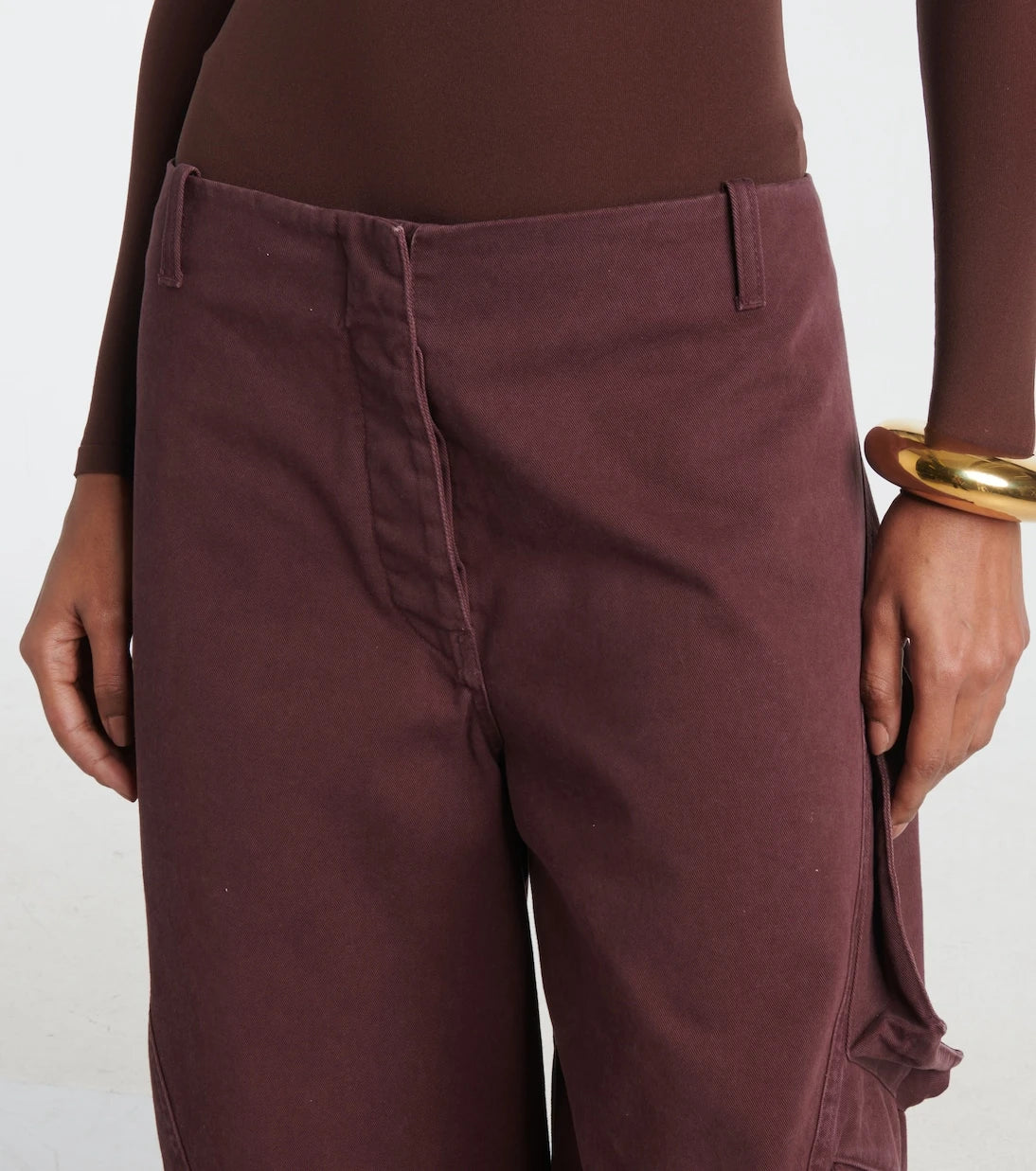 Alaïa - Cotton twill cargo pants