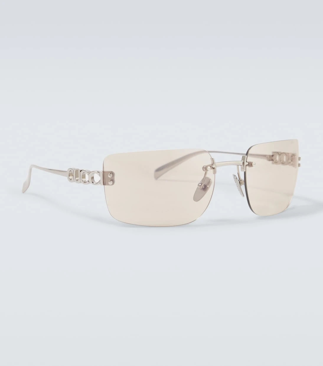 Gucci - Block Bending rectangular sunglasses