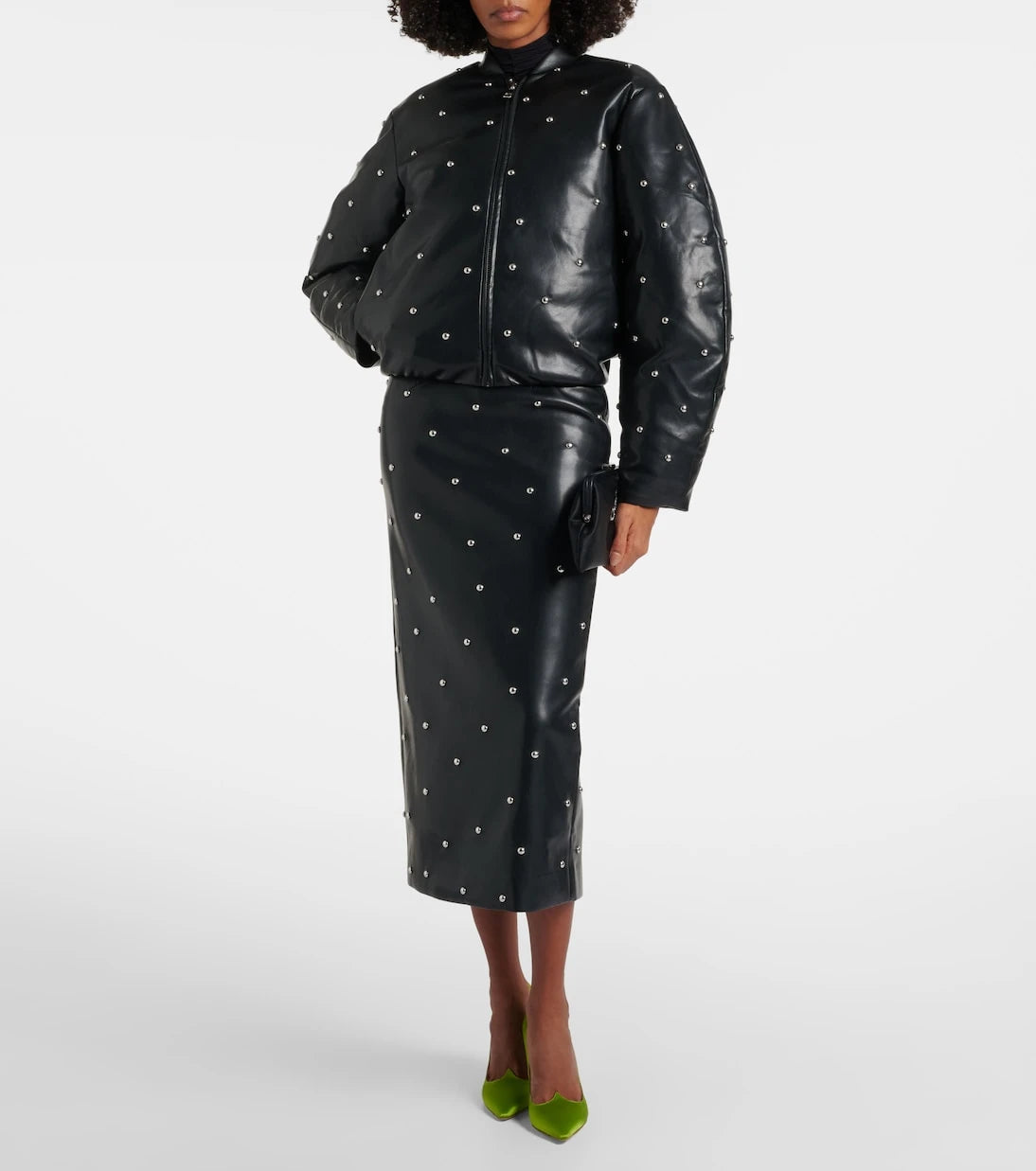 Rotate - Studded pencil skirt