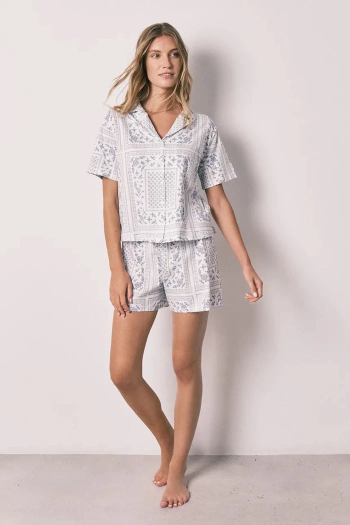women'secret iki parçalı kadın denim pijama