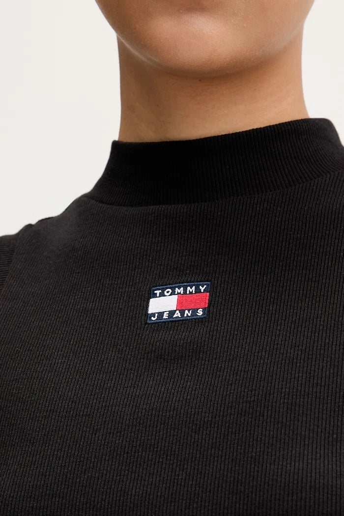 Tommy Jeans топ дамски от памук с еластан