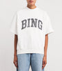 ANINE BING Ivory Cotton Logo Jay Sweatshirt