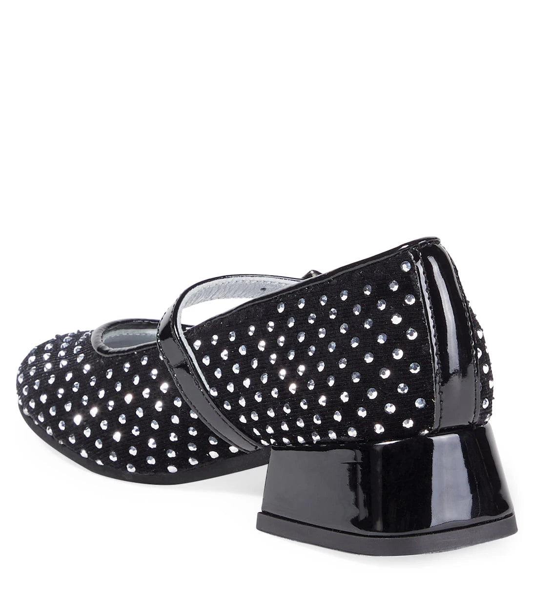 Monnalisa - Dorothy embellished velvet ballet flats