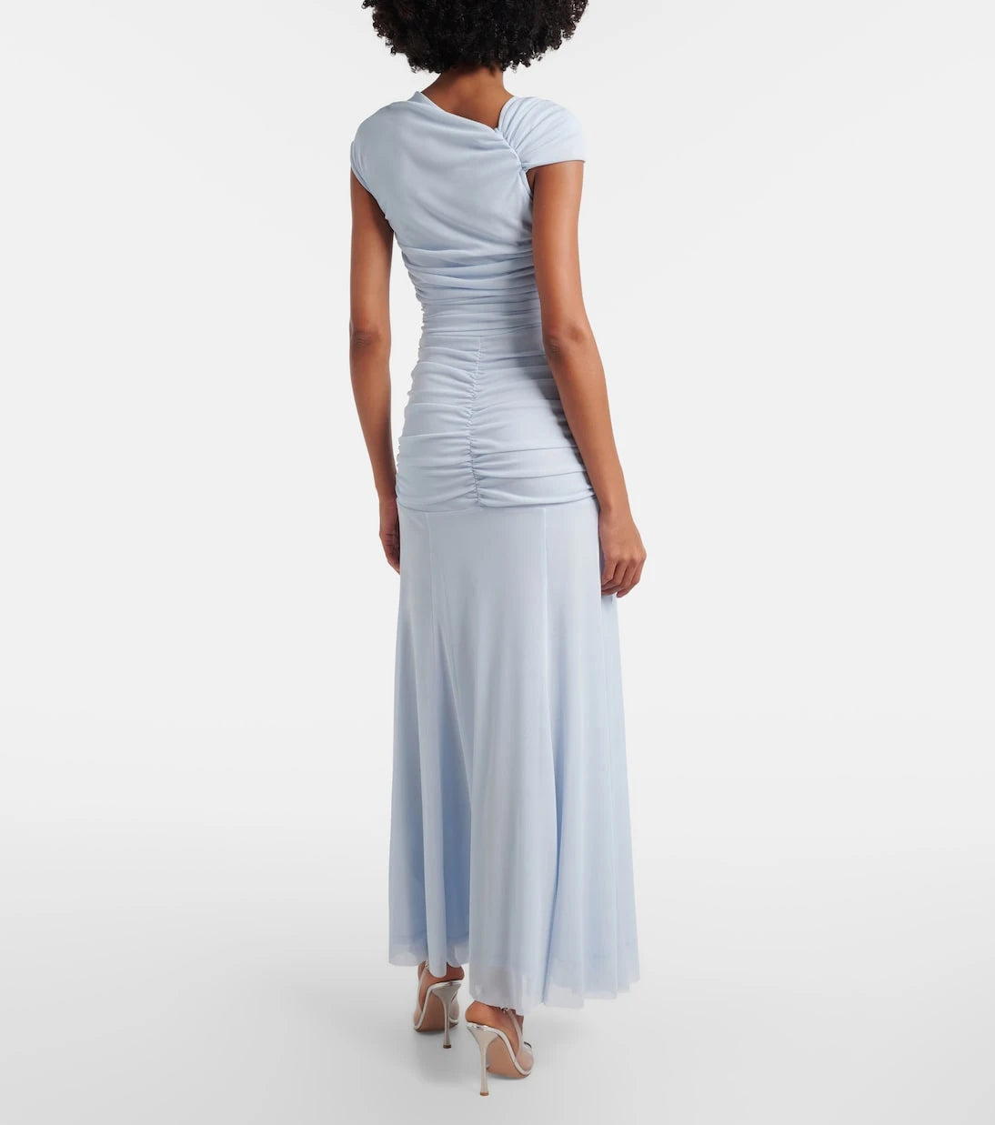 Rotate - Asymmetric draped maxi dress