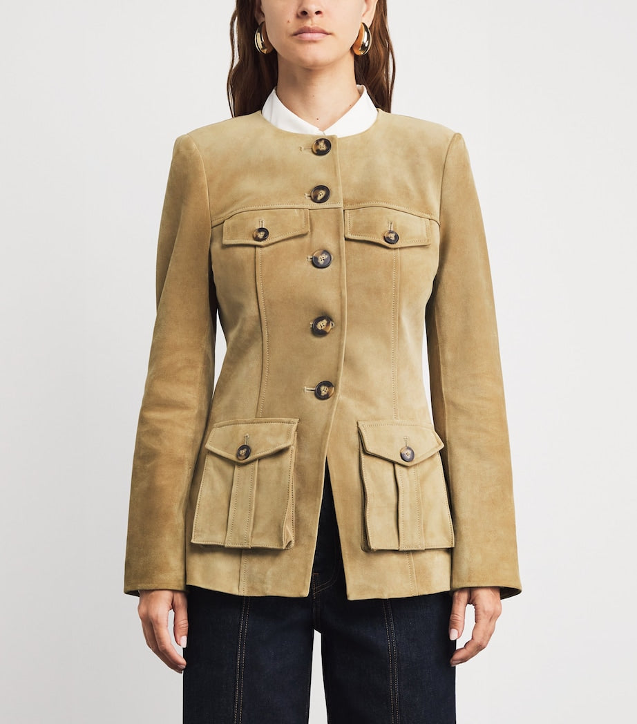 Suede Orrin Jacket DESERT KHAKI