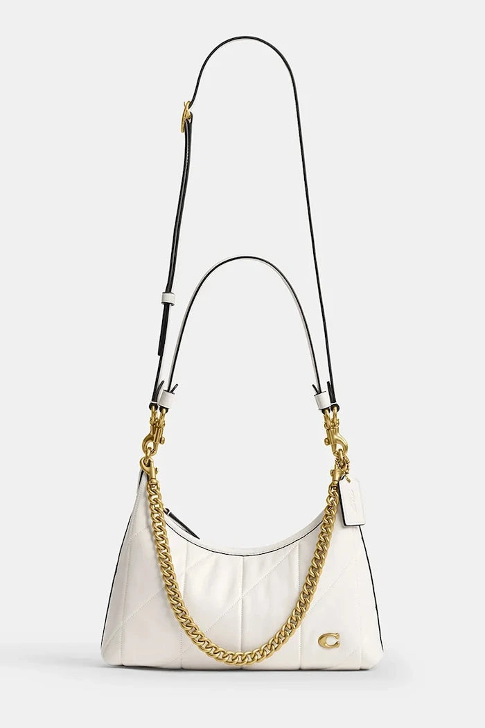 Coach чанта crossbody дамска от кожа Soft Quilted Juliet Shoulder Bag 25