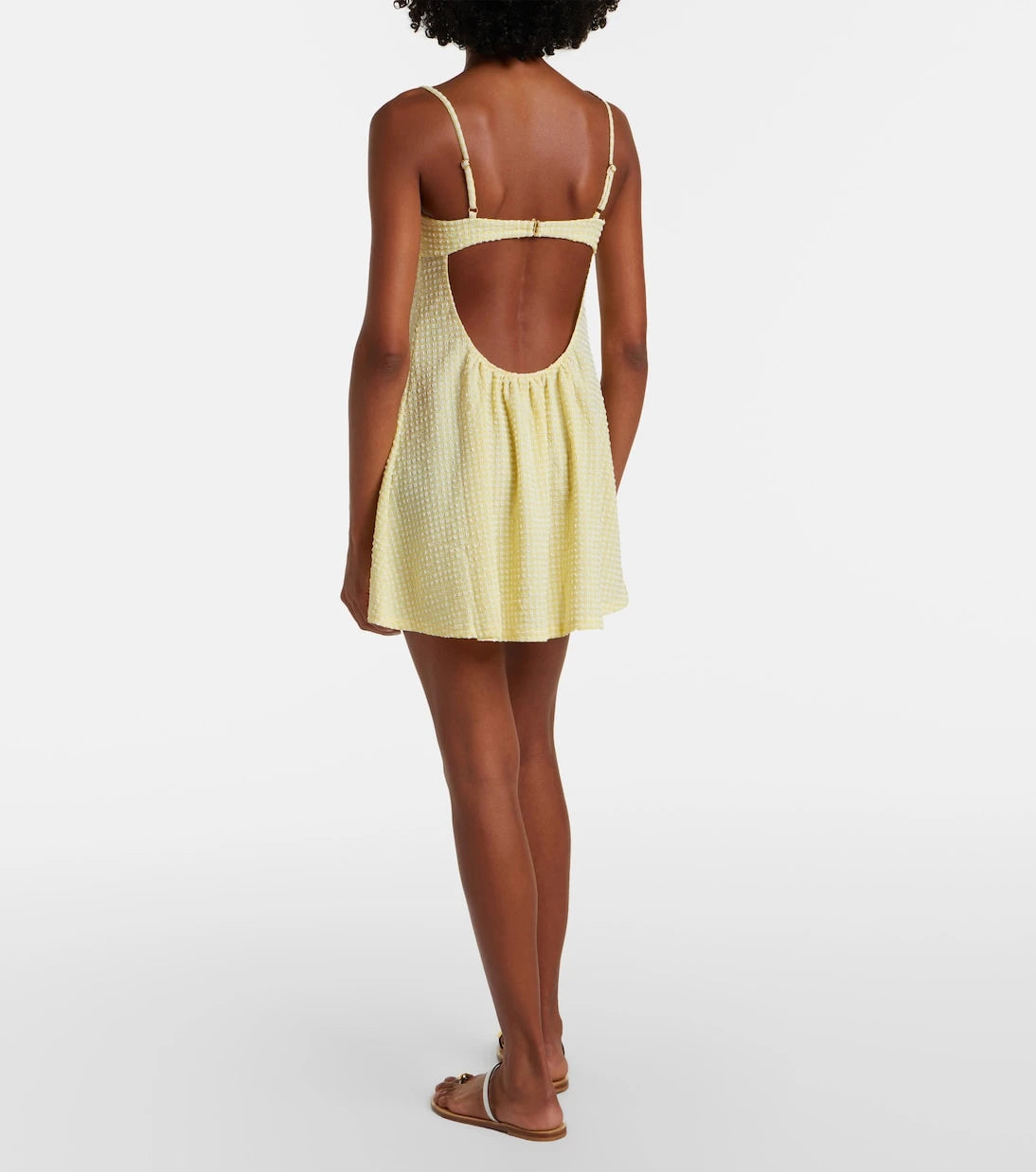 Montce - Petal gingham minidress