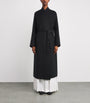 Cashmere Wrap Belt Long Coat