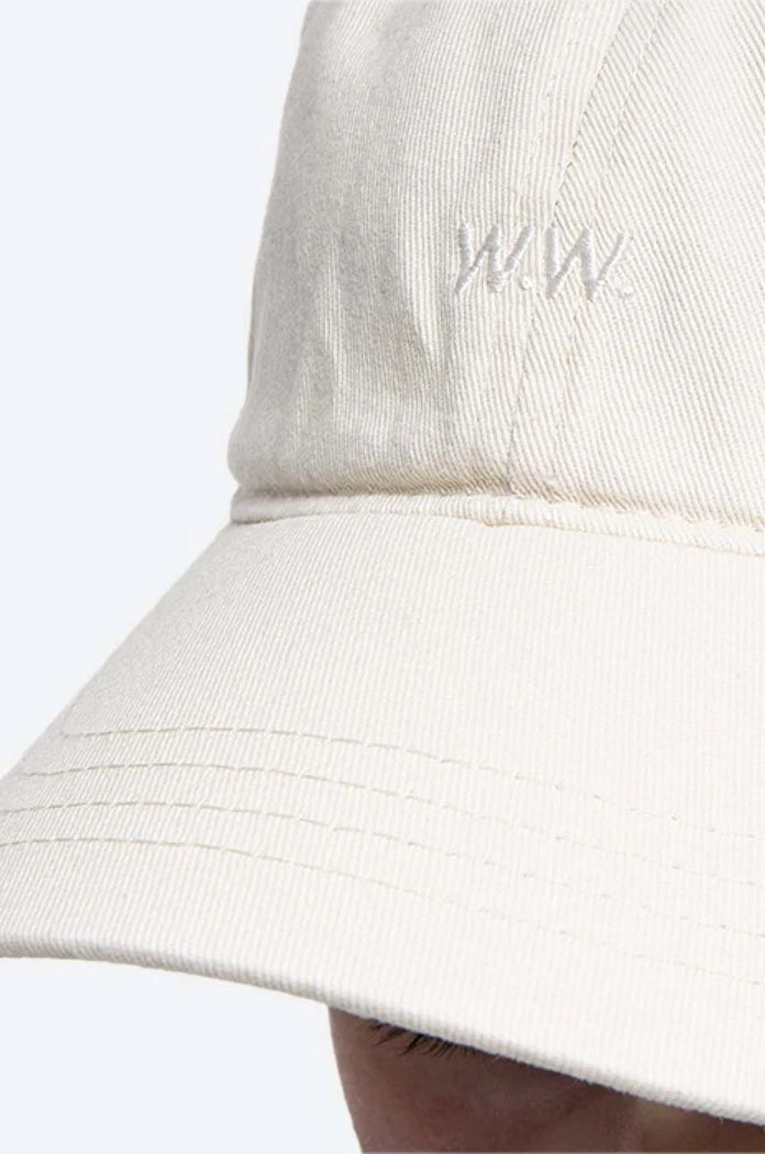 Памучна шапка с козирка Wood Wood Low profile twill cap